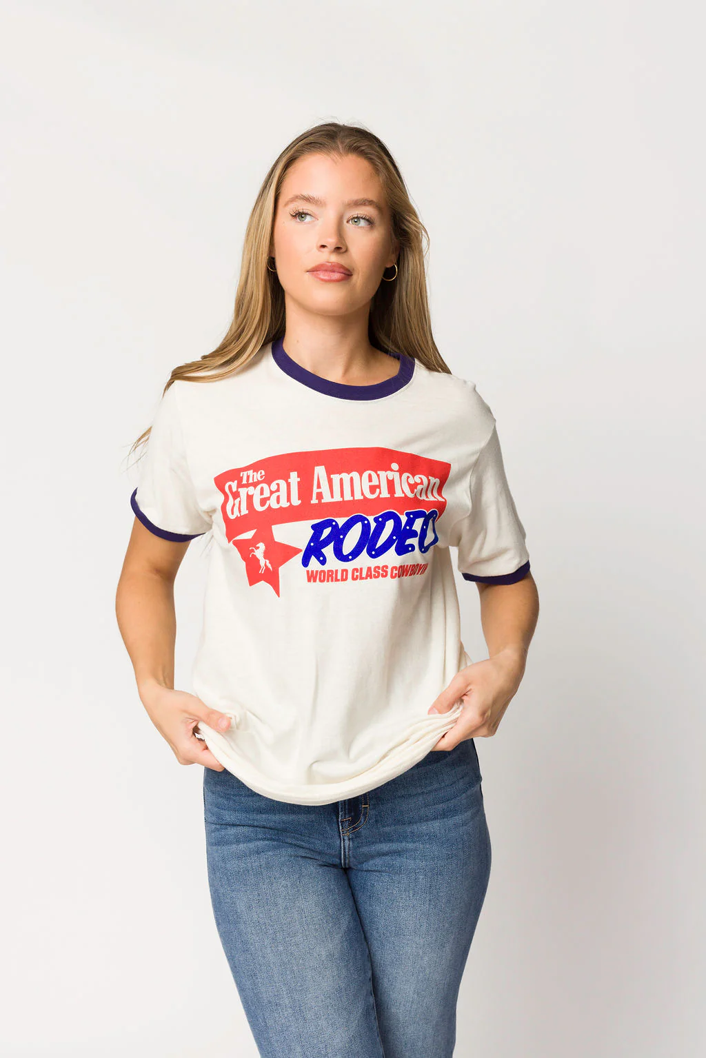 Great American Rodeo Ringer T-Shirt - Iieemm
