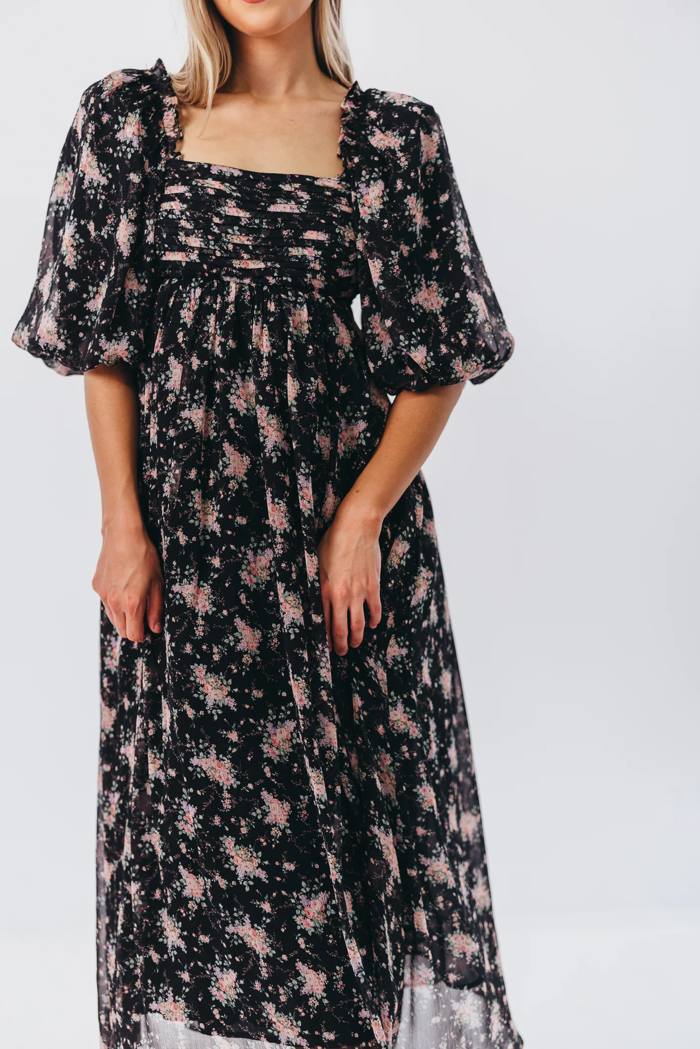 Melody Maxi Dress in Black - Bump Friendly & Inclusive Sizing (S-3XL) - Iieemm