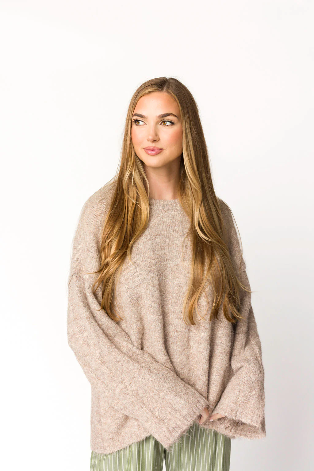 Jesse Pullover in Light Brown - Iieemm