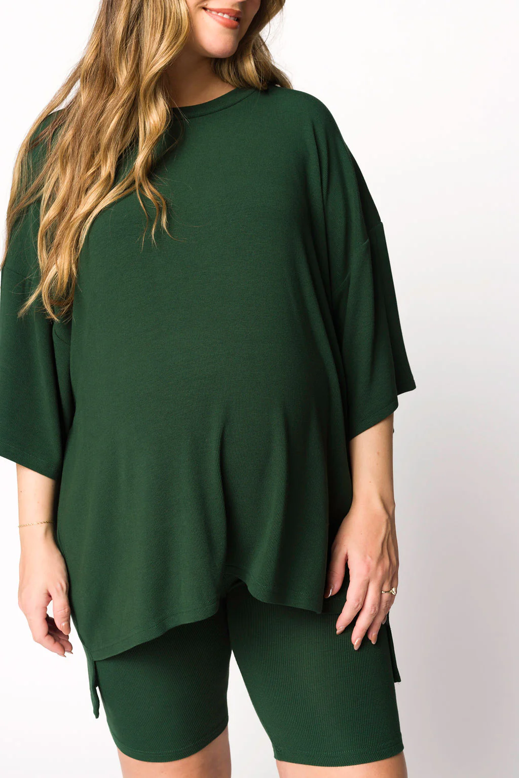 All Weekend Long Set - Short Sleeves - in Juniper - Iieemm